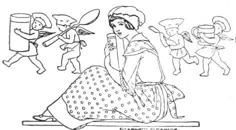 a girl holds a book