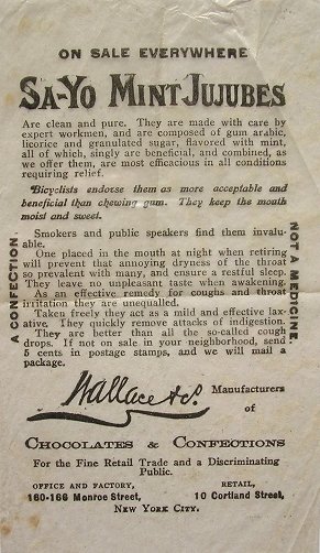 Say-Yo ad, with text below
