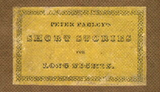 cover, with title on yellow paper pasted onto it