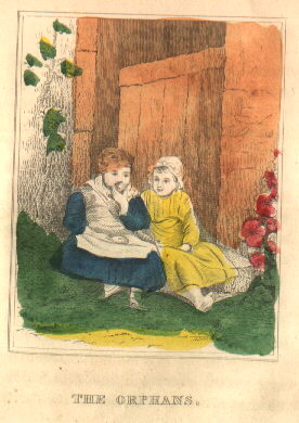 two small children