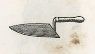 a metal trowel