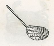a net with a long handle