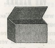 a box with a hinged lid