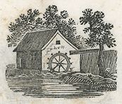a mill on a stream