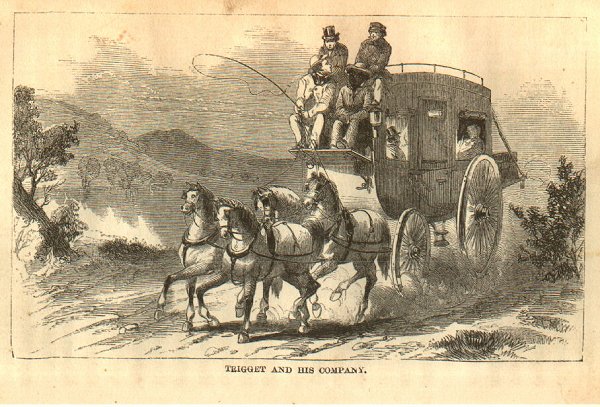 The four on the stagecoach