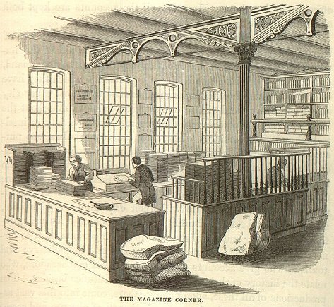 The magazine corner.