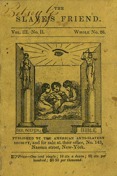 cover: 3 white children flanked by Liberty and Columbia
