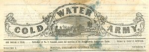 Cold Water Army, 1841