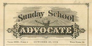 Sunday School Advocate, late 1872