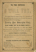 I Will Try, April 1860