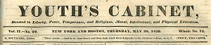 Youth’s Cabinet, 1839