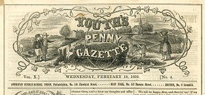 Youth’s Penny Gazette, 1852