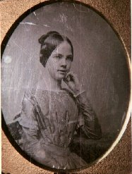 daguerreotype of a pensive girl