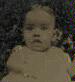 tintype of baby