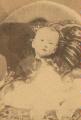photo of child on a shawl