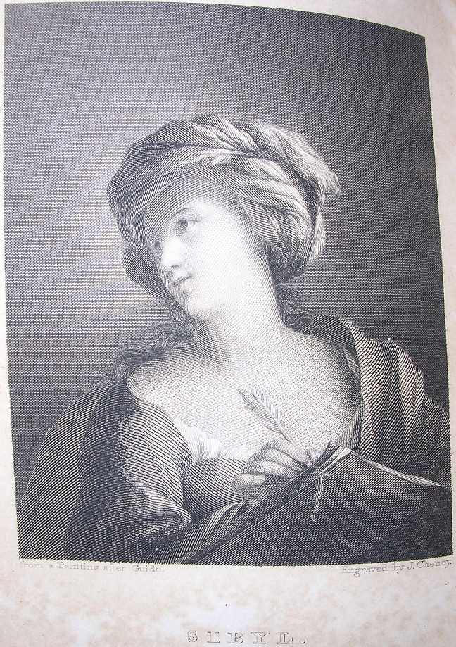 a woman in a turban looks thoughtfully away from the paper on which she is writing with a quill pen