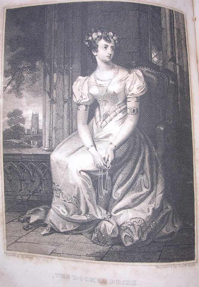 a richly dressed woman sits near a window in an old house